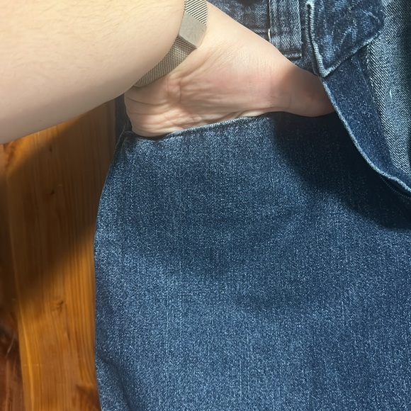 Lee Denim Pencil Midi Skirt - Picture 5 of 8